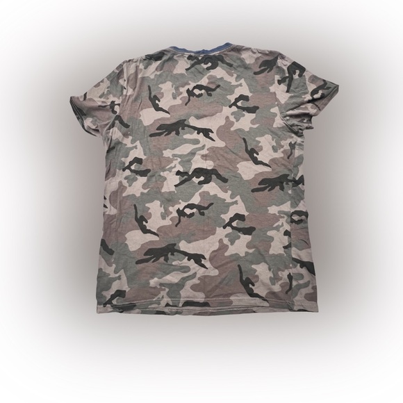 Men’s American Eagle Outfitters Camouflage Tee with Blue Trim Size M - Picture 5 of 5